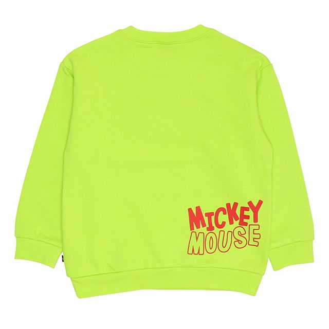 【ベビードール】ミッキー 親子お揃い ラクガキペアトレーナー 9111K / ベビーサイズ キッズ リンクコーデ ペアルック 親子コーデ トップス 長袖 トレーナー