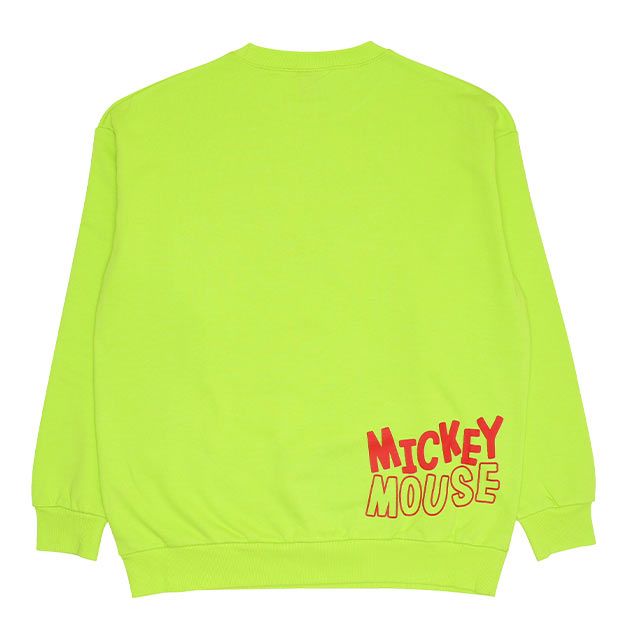 【ベビードール】ミッキー 親子お揃い ラクガキペアトレーナー 9111A / 大人 ユニセックス 男女兼用 リンクコーデ ペアルック 親子コーデ トレーナー 長袖