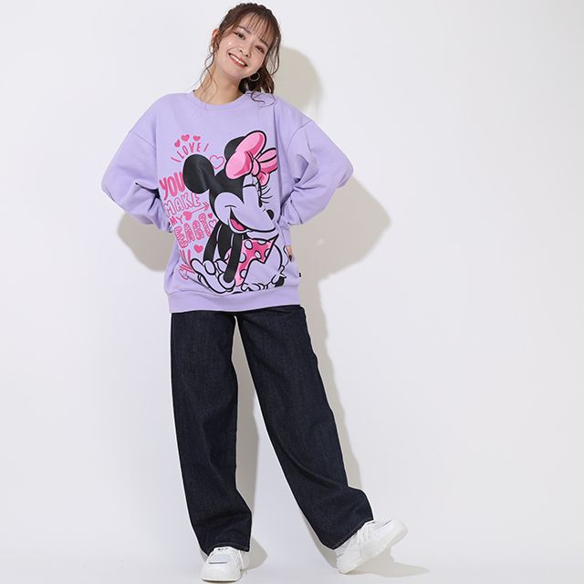 【ベビードール】ミニー 親子お揃い ラクガキペアトレーナー 9111A