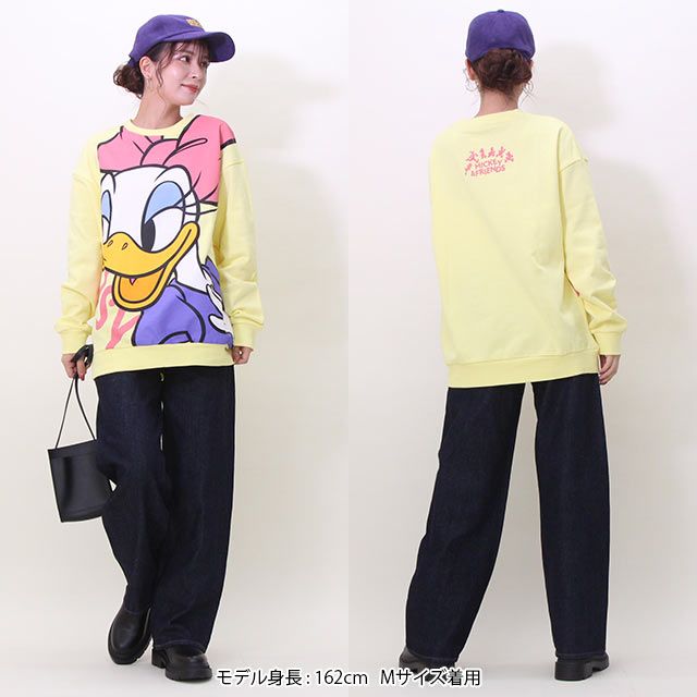 【ベビードール】デイジー 親子お揃い ディズニー BIGフェイストレーナー 9122A