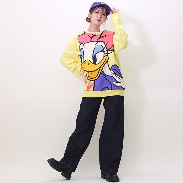 【ベビードール】デイジー 親子お揃い ディズニー BIGフェイストレーナー 9122A