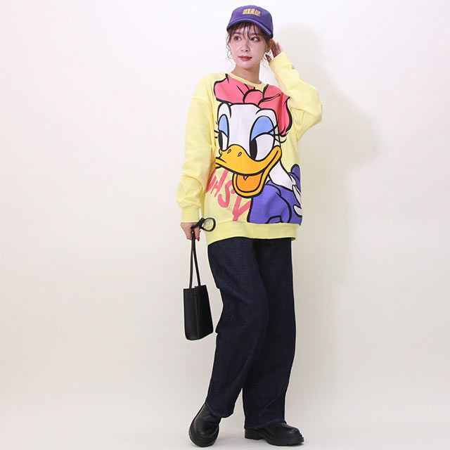 【ベビードール】デイジー 親子お揃い ディズニー BIGフェイストレーナー 9122A