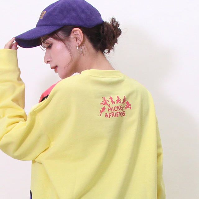 【ベビードール】デイジー 親子お揃い ディズニー BIGフェイストレーナー 9122A