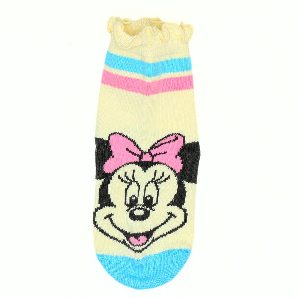 【ベビードール】ミニー クルーソックスセット 9134 / ベビーサイズ キッズ くつ下 靴下 3足セット 3足組み 3点セット プチプラ 10-13cm・13-16cm滑り止め付き プレゼント 贈り物