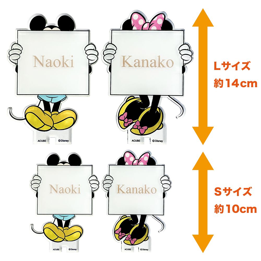 【受注生産】受付アクリルスタンド「Two as one」カジュアルカラー