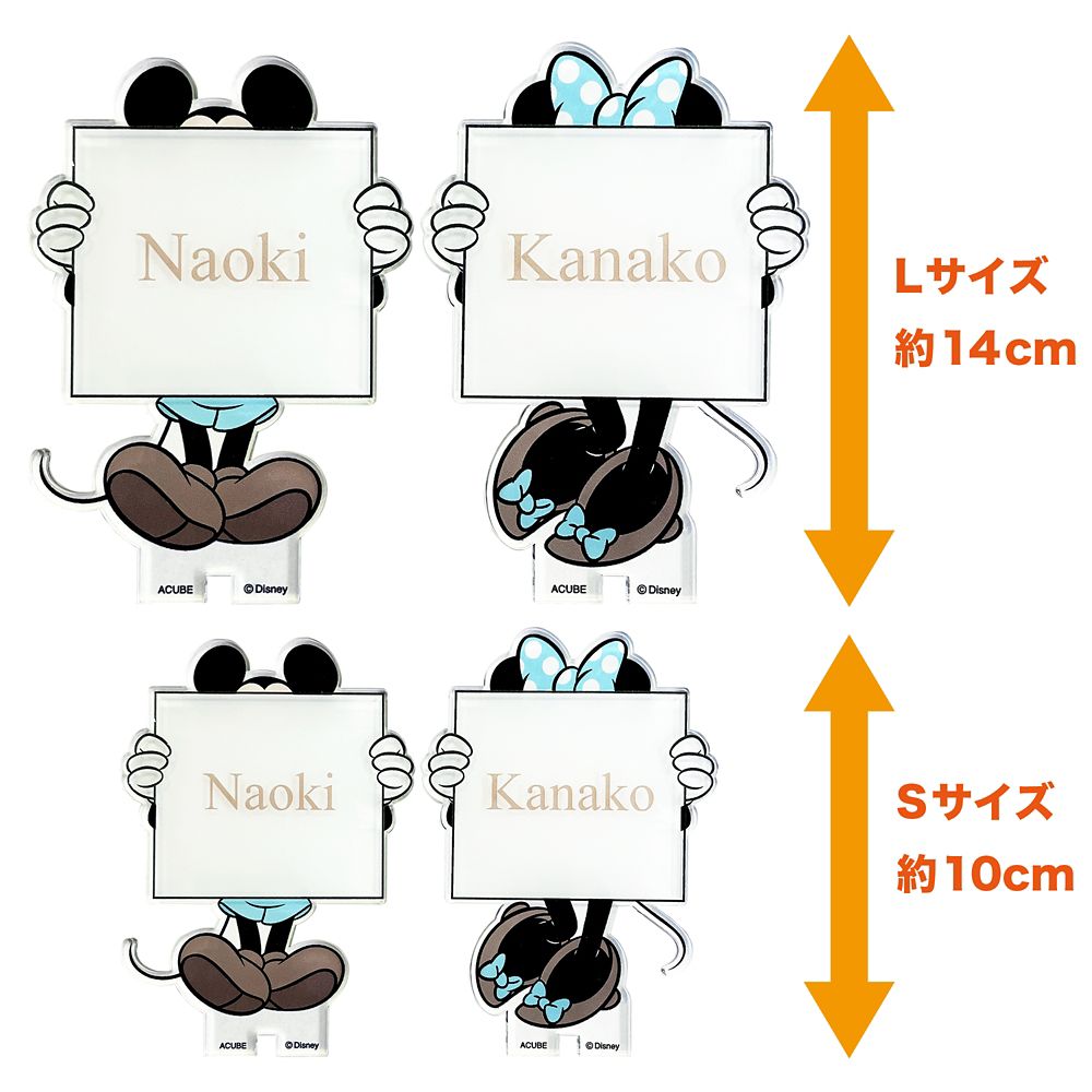 【受注生産】受付アクリルスタンド「Two as one」フォーマルカラー