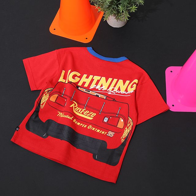 【ベビードール】カーズ  ディズニー カーズ BIGフェイスTシャツ 9188K