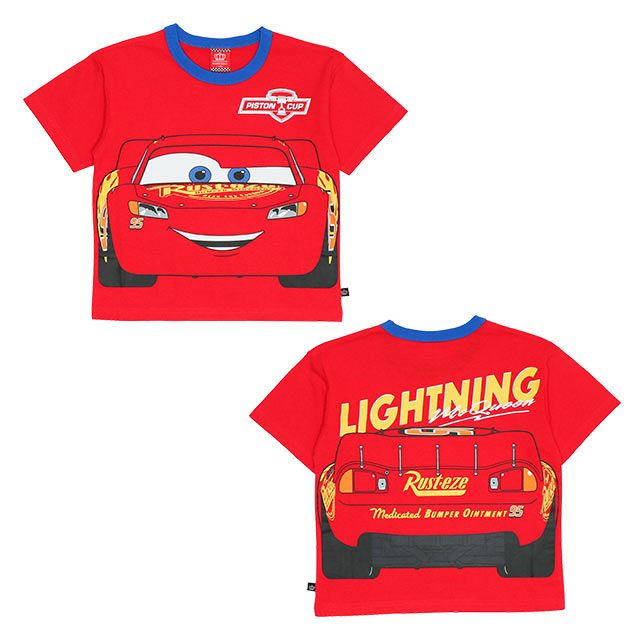【ベビードール】カーズ  ディズニー カーズ BIGフェイスTシャツ 9188K