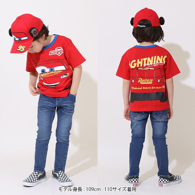 【ベビードール】カーズ  ディズニー カーズ BIGフェイスTシャツ 9188K