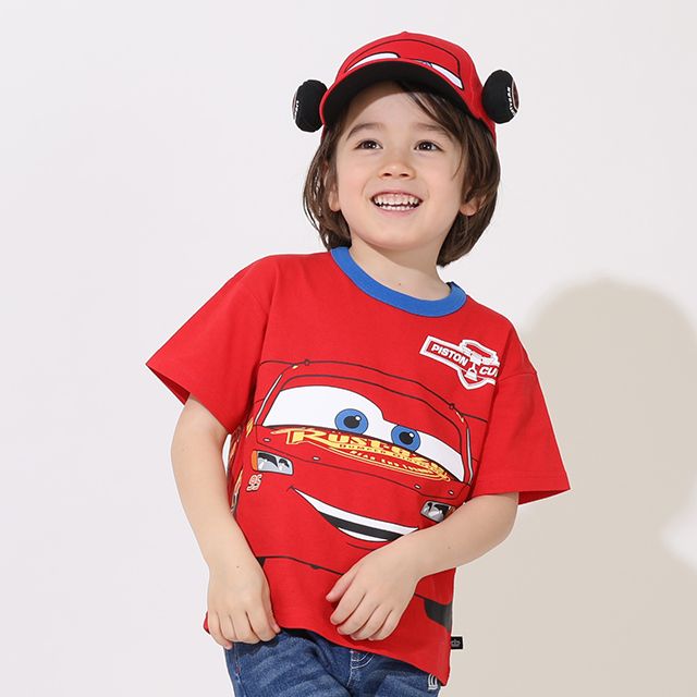 【ベビードール】カーズ  ディズニー カーズ BIGフェイスTシャツ 9188K