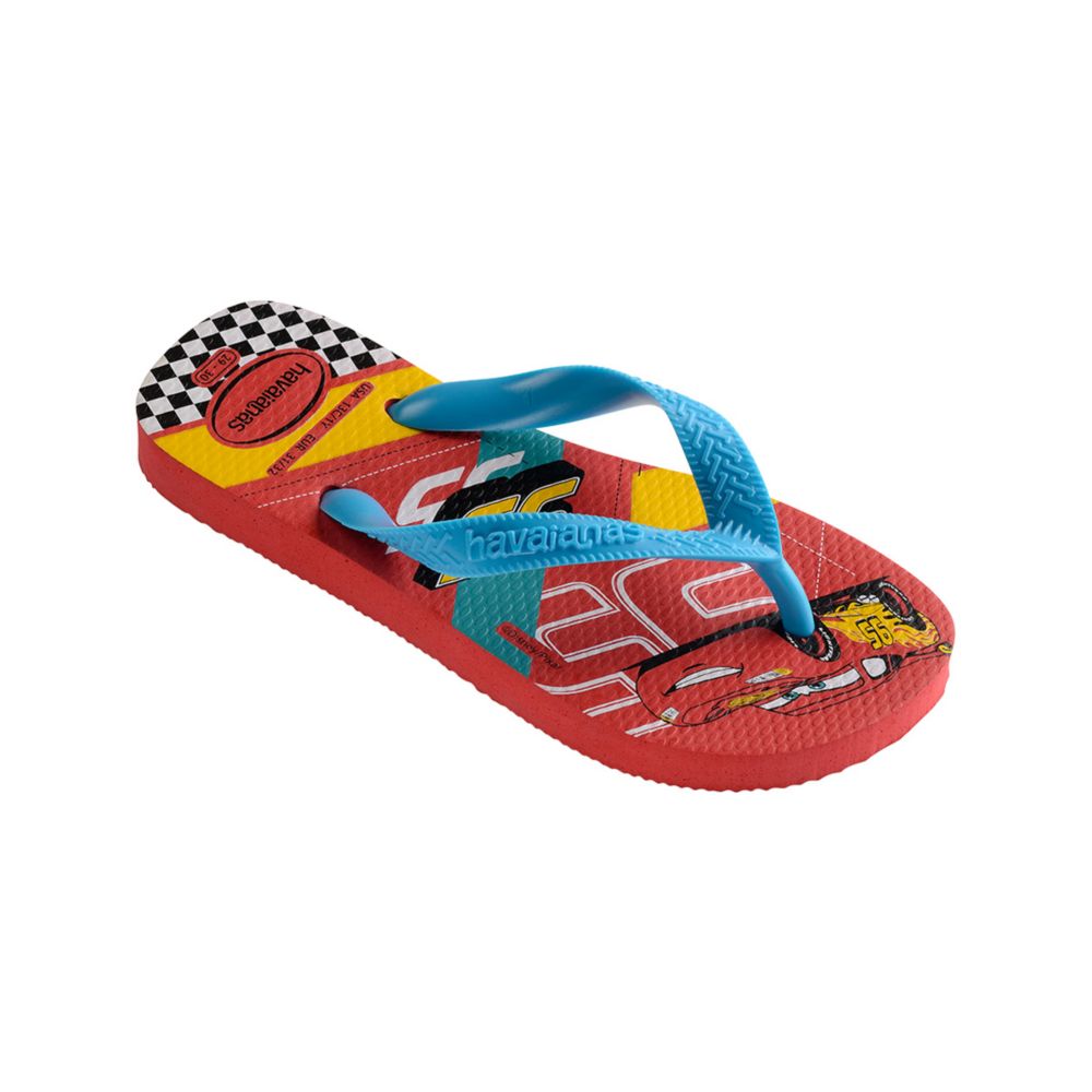 公式 ショップディズニー Havaianas カーズ ライトニング マックィーン Kids キッズ サンダル ターコイズ