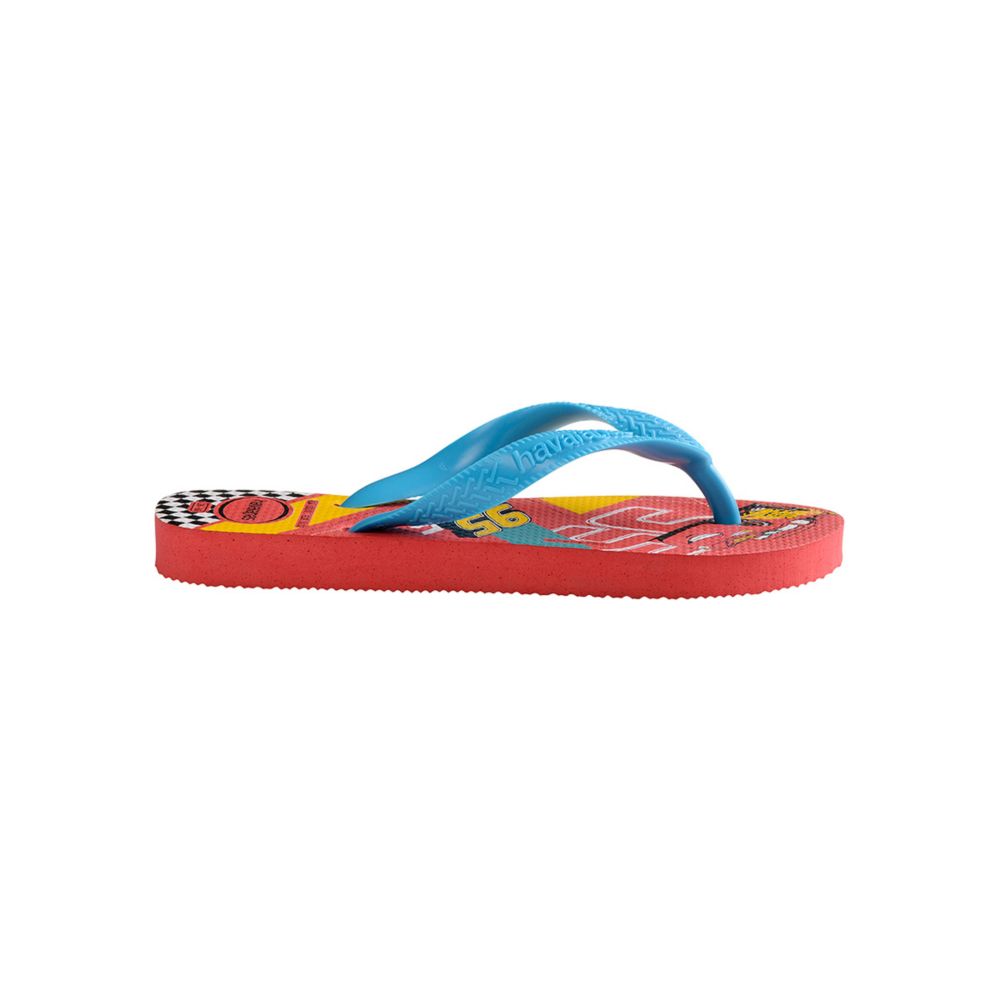 公式 ショップディズニー Havaianas カーズ ライトニング マックィーン Kids キッズ サンダル ターコイズ