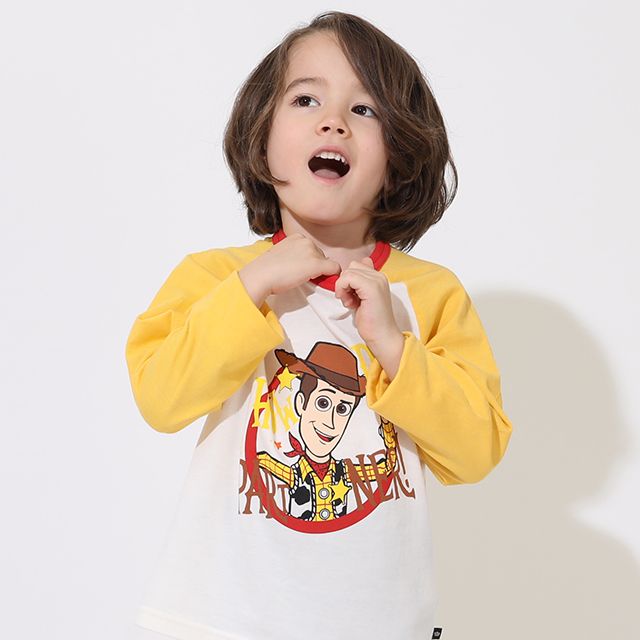 【ベビードール】ウッディ ラグラン ロングTシャツ 9202K