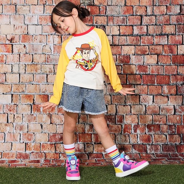 【ベビードール】ウッディ ラグラン ロングTシャツ 9202K