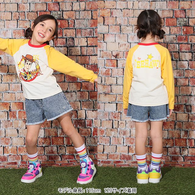 【ベビードール】ウッディ ラグラン ロングTシャツ 9202K