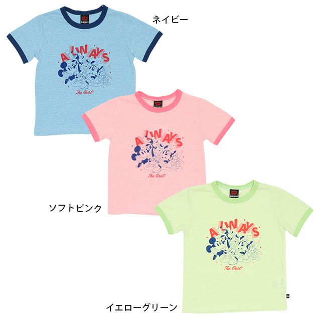 公式 ショップディズニー ベビードール ディズニー レトロプリント リンガー Tシャツ 6549k