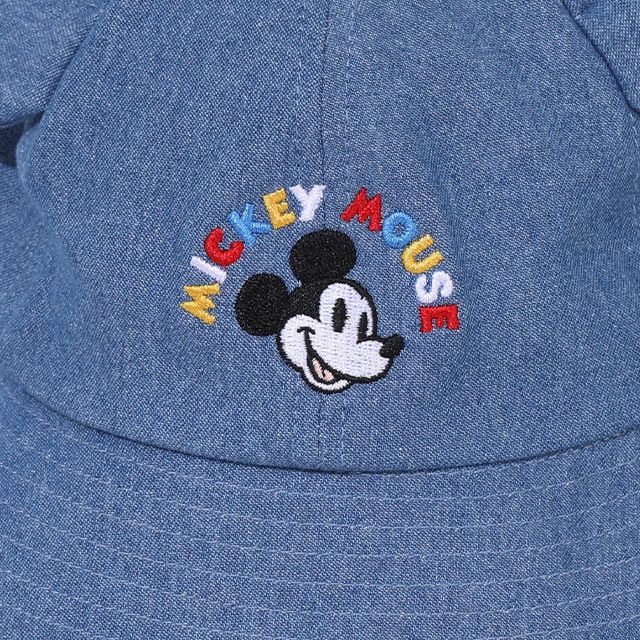 【ベビードール】ミニー デニム耳付きハット 9206 / ベビーサイズ（頭回り：48cm） キッズ（頭回り：54cm） ぼうし 帽子 立体モチーフ
