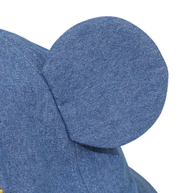 【ベビードール】ミニー デニム耳付きハット 9206 / ベビーサイズ（頭回り：48cm） キッズ（頭回り：54cm） ぼうし 帽子 立体モチーフ