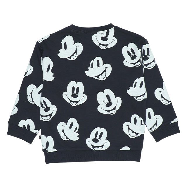 【ベビードール】ミッキー 親子お揃い 総柄トレーナー 9210K / ベビーサイズ キッズ トップス 長袖 スウェット素材 リンクコーデ ペアルック 親子コーデ 春秋冬
