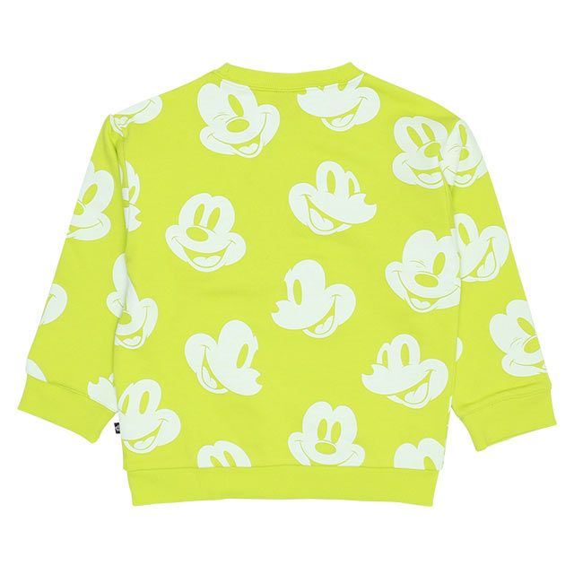 【ベビードール】ミッキー 親子お揃い 総柄トレーナー 9210K / ベビーサイズ キッズ トップス 長袖 スウェット素材 リンクコーデ ペアルック 親子コーデ 春秋冬