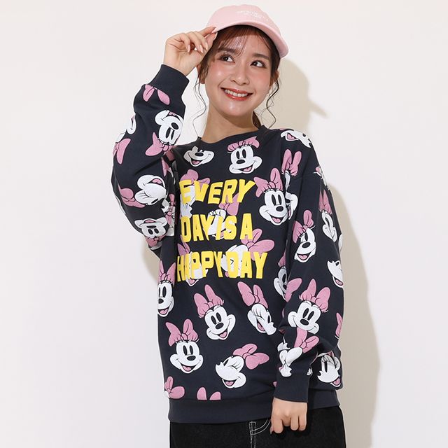 【ベビードール】ミニー 総柄トレーナー 9210A