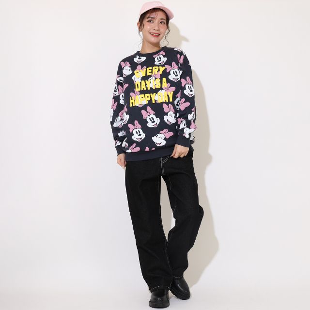 【ベビードール】ミニー 総柄トレーナー 9210A