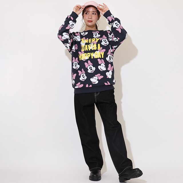 【ベビードール】ミニー 総柄トレーナー 9210A