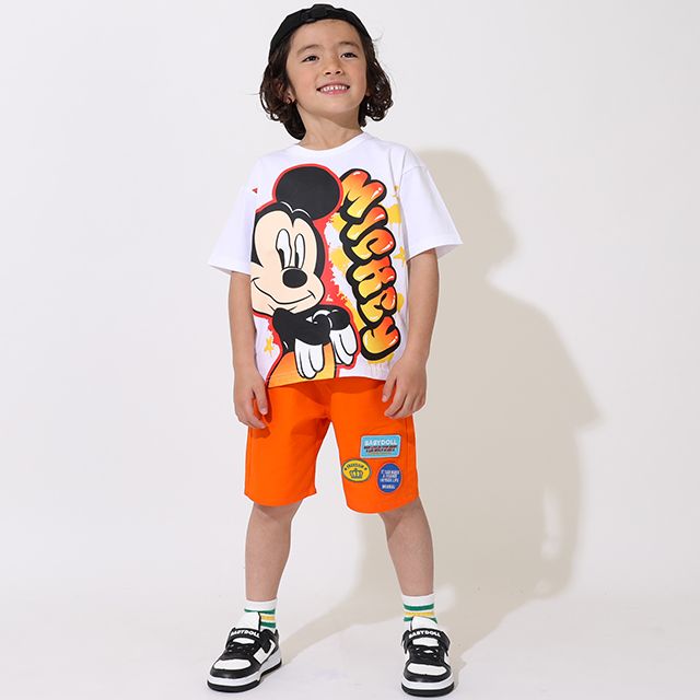 【ベビードール】ミッキー BIGフェイスTシャツ 9229K