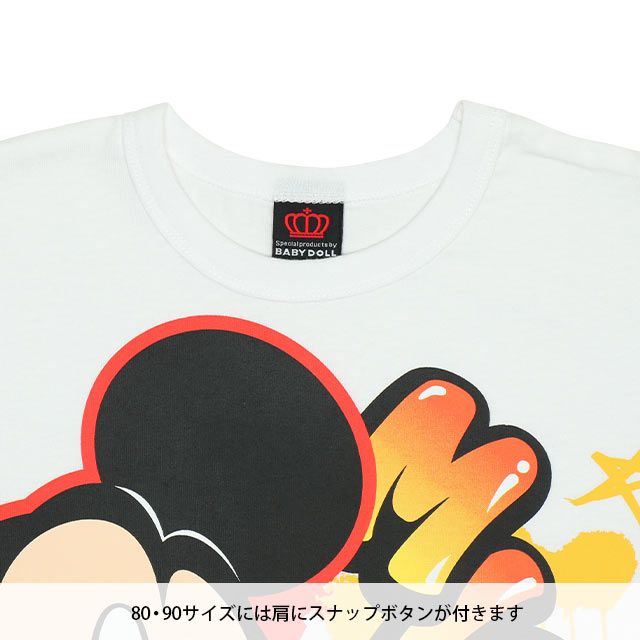 【ベビードール】ミニー BIGフェイスTシャツ 9229K