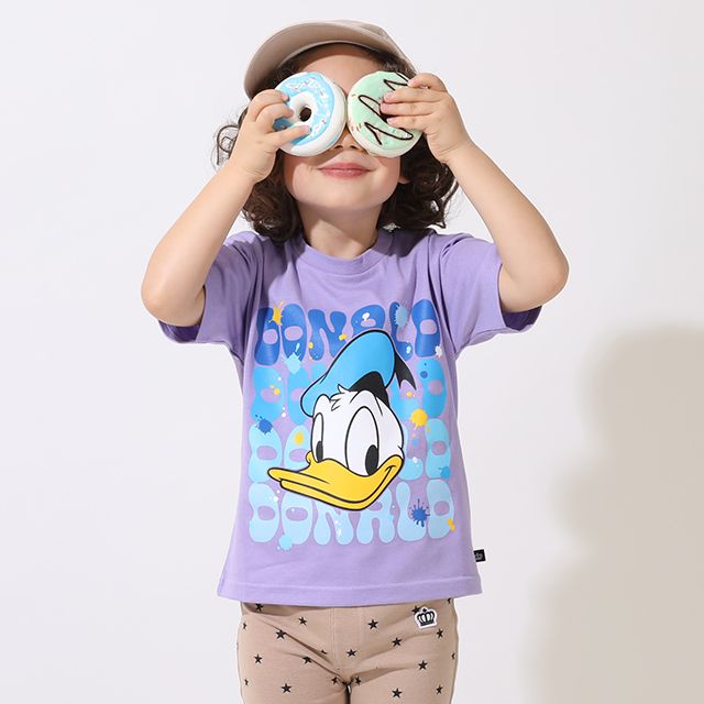 【ベビードール】ドナルド 親子お揃い キャラクターTシャツ 9230K