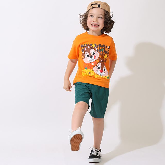 【ベビードール】チップ＆デール 親子お揃い キャラクターTシャツ 9230K