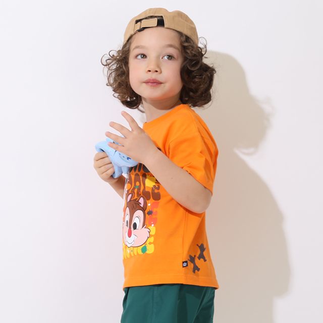 【ベビードール】チップ＆デール 親子お揃い キャラクターTシャツ 9230K