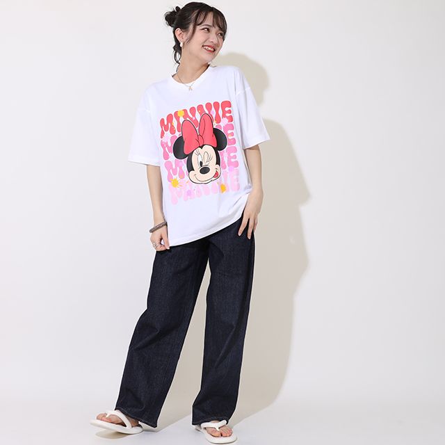 【ベビードール】ミニー 親子お揃い キャラクターTシャツ 9230A