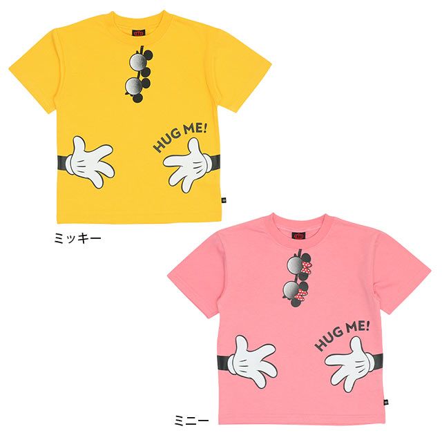 【ベビードール】ミッキー 親子お揃い サングラスTシャツ 9231K