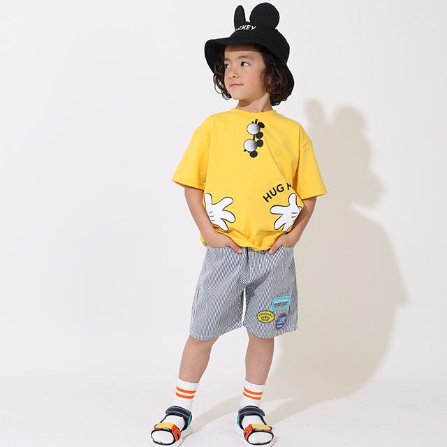 【ベビードール】ミッキー 親子お揃い サングラスTシャツ 9231K