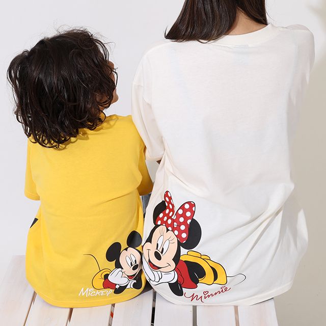 【ベビードール】ミッキー 親子お揃い サングラスTシャツ 9231K