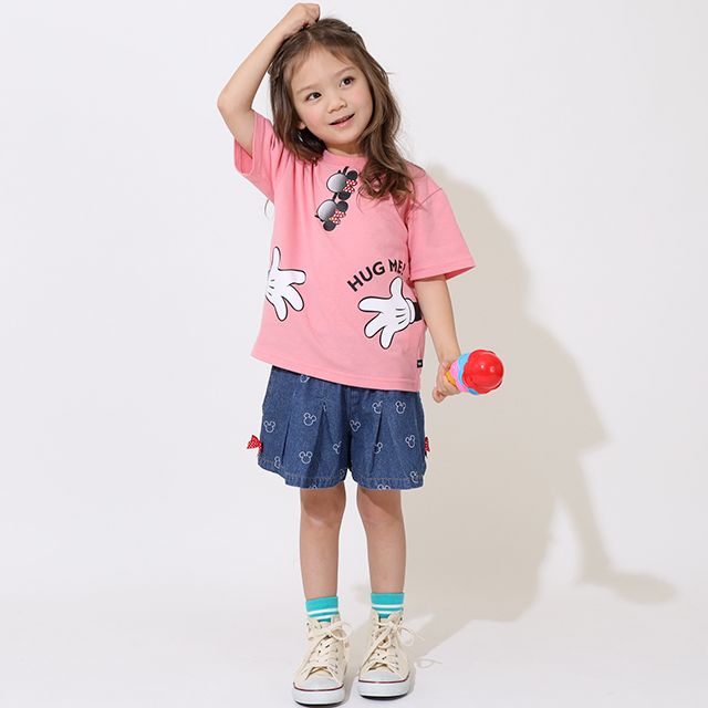 【ベビードール】ミニー 親子お揃い サングラスTシャツ 9231K