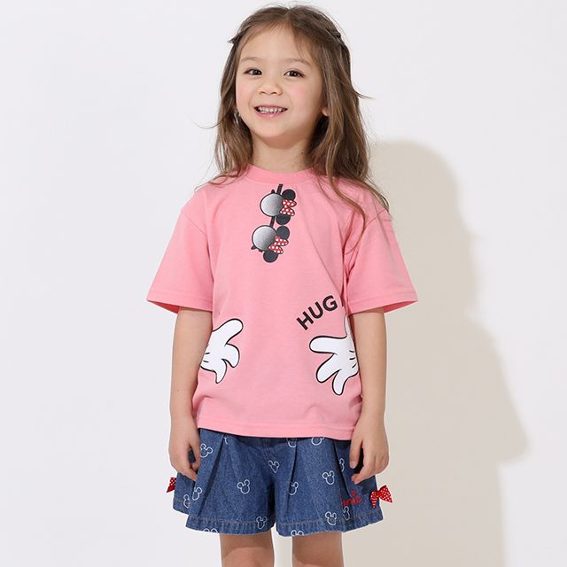 【ベビードール】ミニー 親子お揃い サングラスTシャツ 9231K