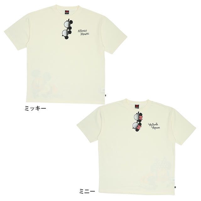 【ベビードール】ミニー 親子お揃い サングラスTシャツ 9231A / 大人 ユニセックス 男女兼用 リンクコーデ ペアルック 親子コーデ トップス 半袖 天竺素材