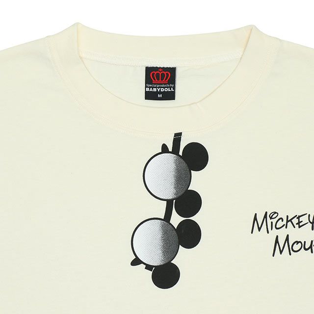 【ベビードール】ミニー 親子お揃い サングラスTシャツ 9231A / 大人 ユニセックス 男女兼用 リンクコーデ ペアルック 親子コーデ トップス 半袖 天竺素材