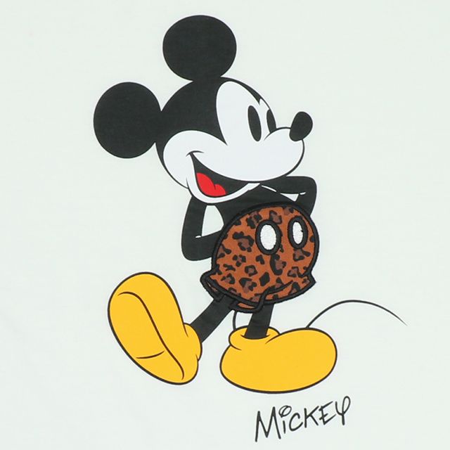 【ベビードール】ミッキー 親子お揃い リンガーTシャツ 9235K