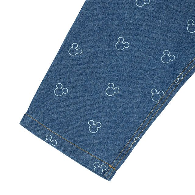 【ベビードール】ミッキー 総柄デニムサロペット 9241K