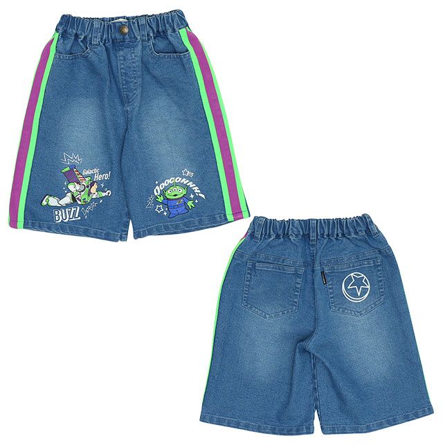 【ベビードール】バズ・ライトイヤー デニムハーフパンツ 9272K