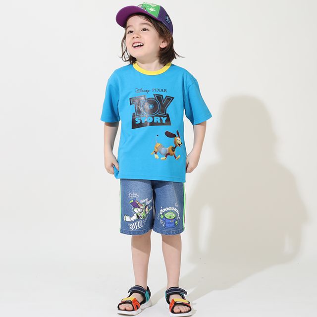 【ベビードール】バズ・ライトイヤー デニムハーフパンツ 9272K