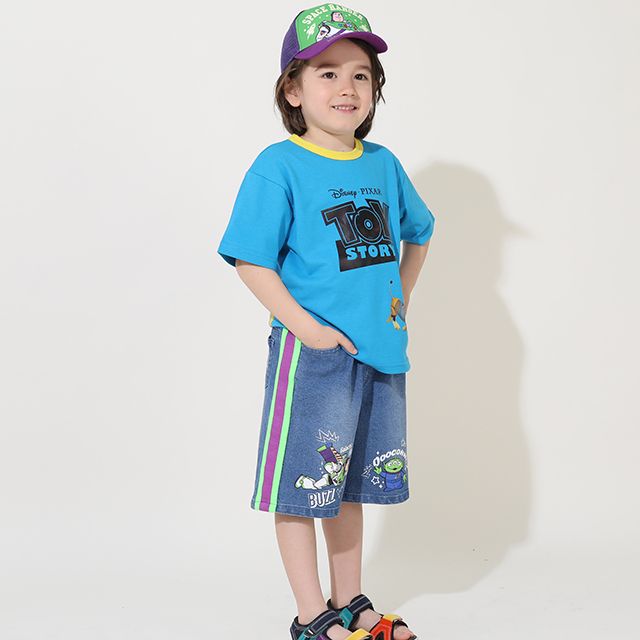 【ベビードール】バズ・ライトイヤー デニムハーフパンツ 9272K