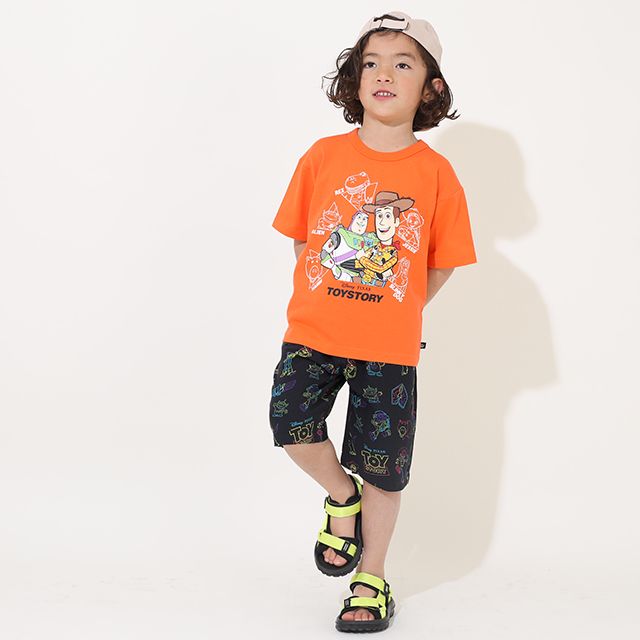 【ベビードール】トイ・ストーリー 親子お揃い ネオンハーフパンツ 9273K（トップス別売）