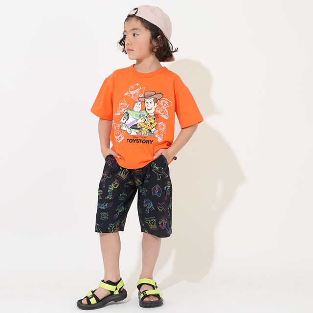 【ベビードール】トイ・ストーリー 親子お揃い ネオンハーフパンツ 9273K（トップス別売）