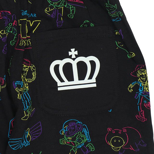 【ベビードール】トイ・ストーリー 親子お揃い ネオンハーフパンツ 9273A（トップス別売）