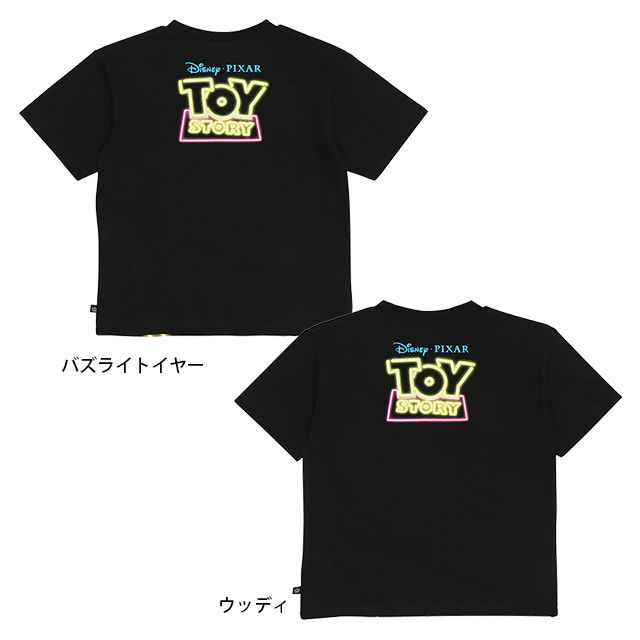 【ベビードール】ウッディ 親子お揃い 蓄光ネオンTシャツ 9275K