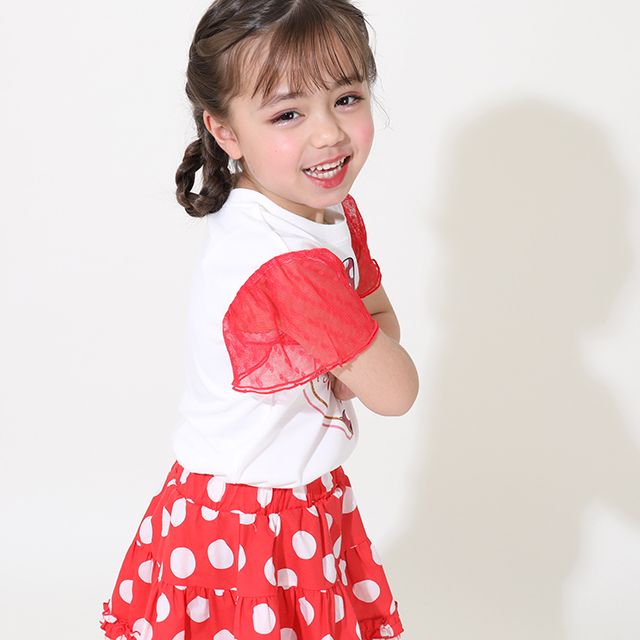 【ベビードール】ミニー チュール袖Tシャツ 9281K